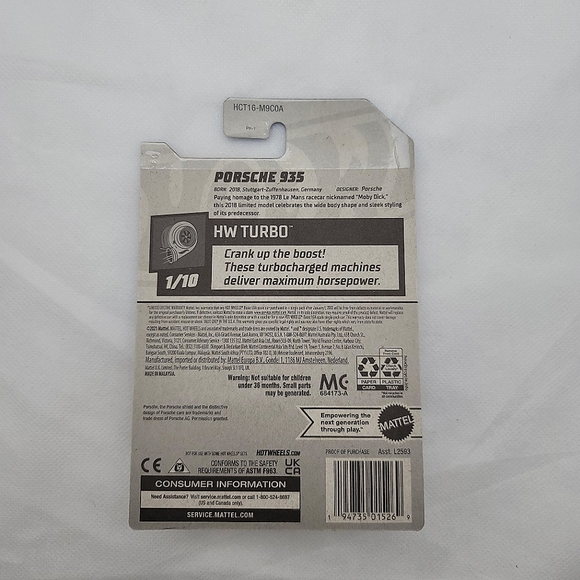 Hot Wheels Porsche 935 HW TURBO - Picture 2 of 2